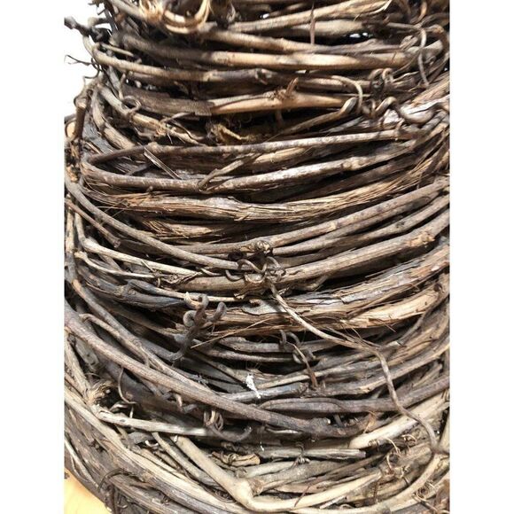 Vintage Wicker Twigs Christmas Tree Country Style Primitive Minimalist - Picture 2 of 2